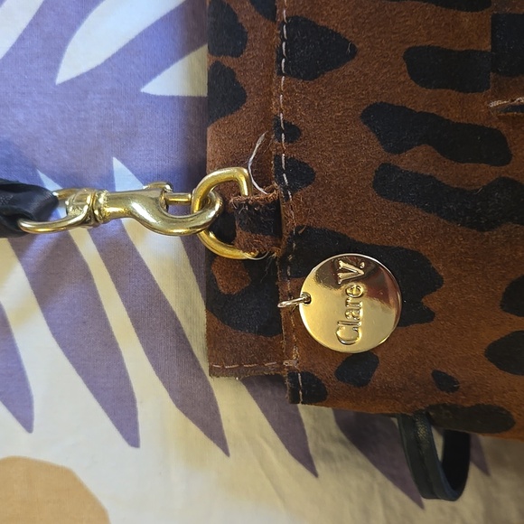 Clare V. Helene Leopard Print Bag - Picture 8 of 12